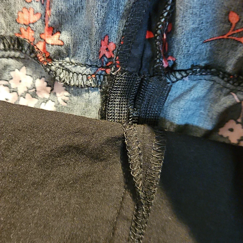 Boden Floral Long Sleeve Dress with Belt - Picture 7 of 8